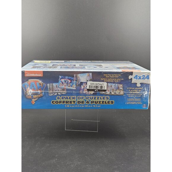 Paw Patrol The Movie 4-Pack Of Wooden Puzzles With Jumping Characters & 24-Piece - Picture 10 of 10